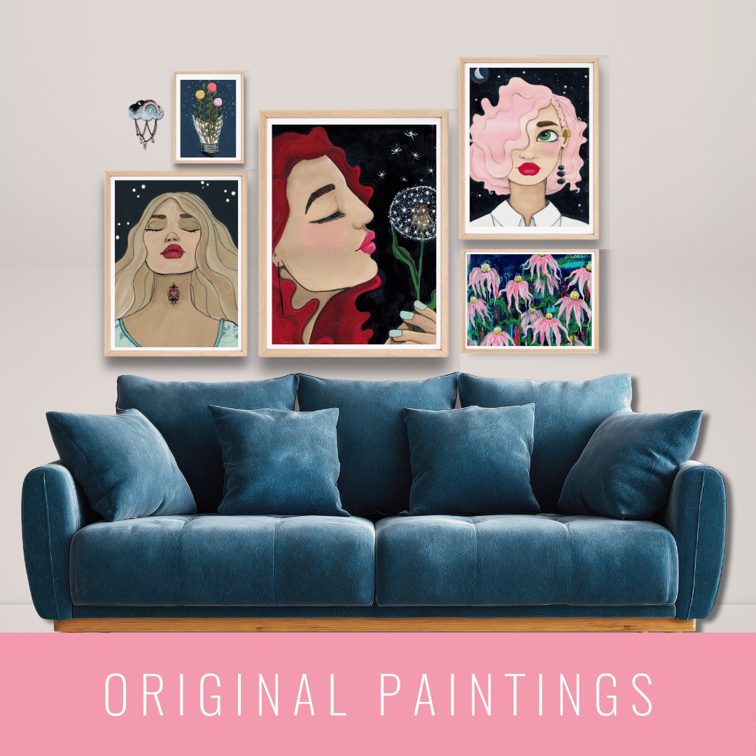 ORIGINAL PAINTINGS | ONE OF A KIND MIXED MEDIA ART