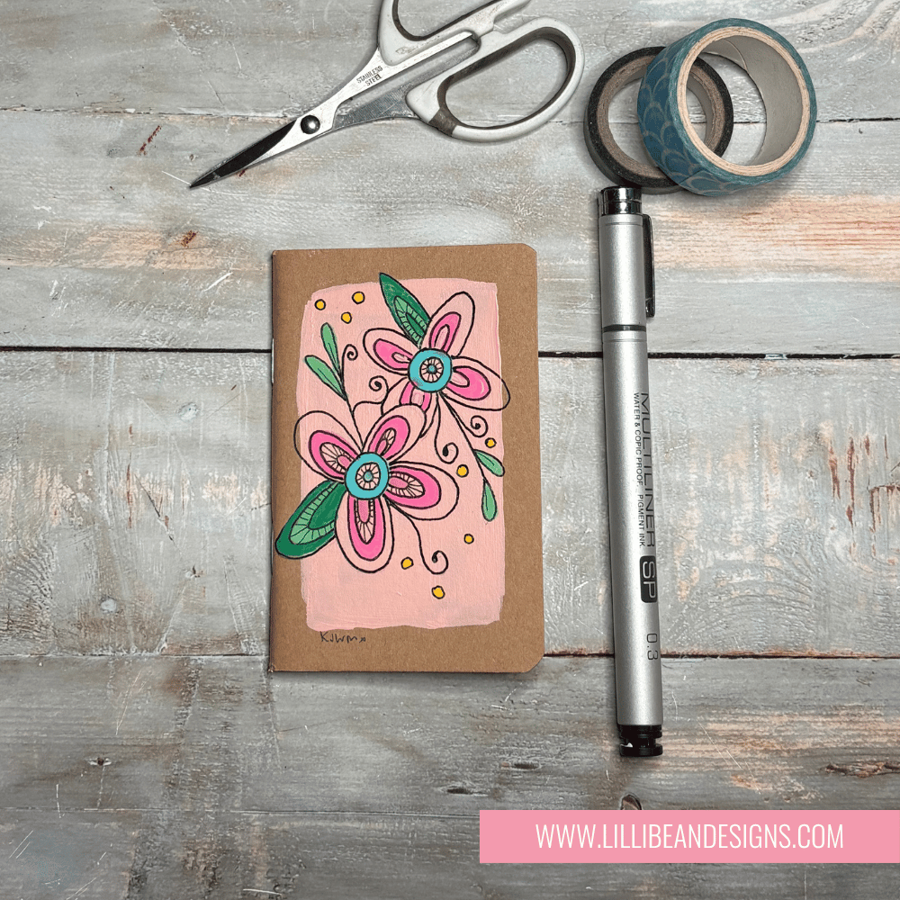 FLORAL & BOTANICAL NOTEBOOK | Original Art Journal