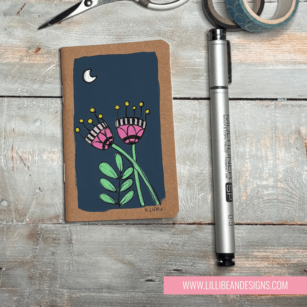 FLORAL & BOTANICAL NOTEBOOK | Original Art Journal