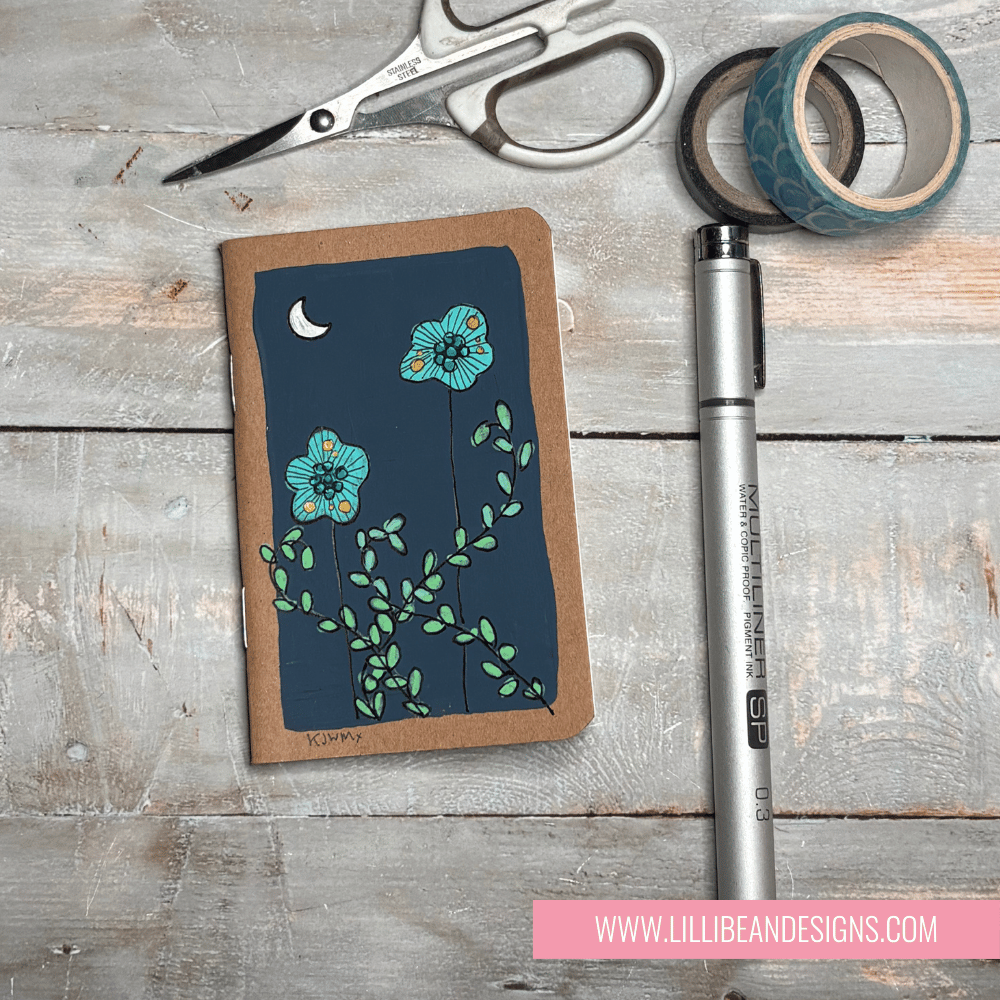 FLORAL & BOTANICAL NOTEBOOK | Original Art Journal