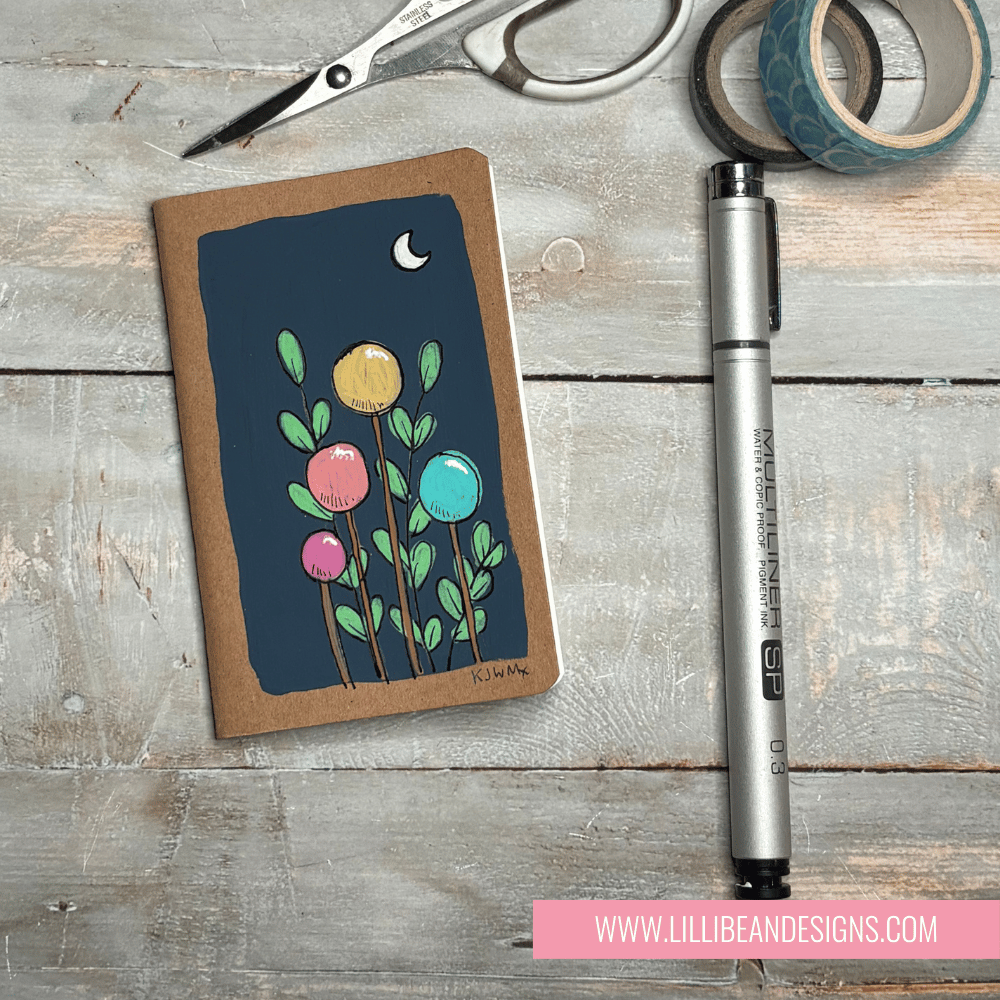 FLORAL & BOTANICAL NOTEBOOK | Original Art Journal