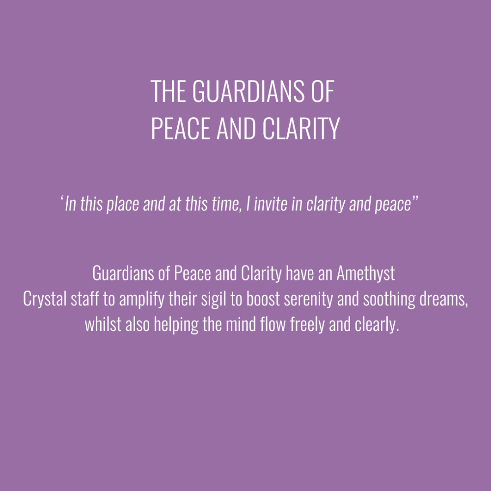 PEACE AND CLARITY | GUARDIAN WEE BEASTIES