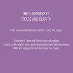 PEACE AND CLARITY | GUARDIAN WEE BEASTIES