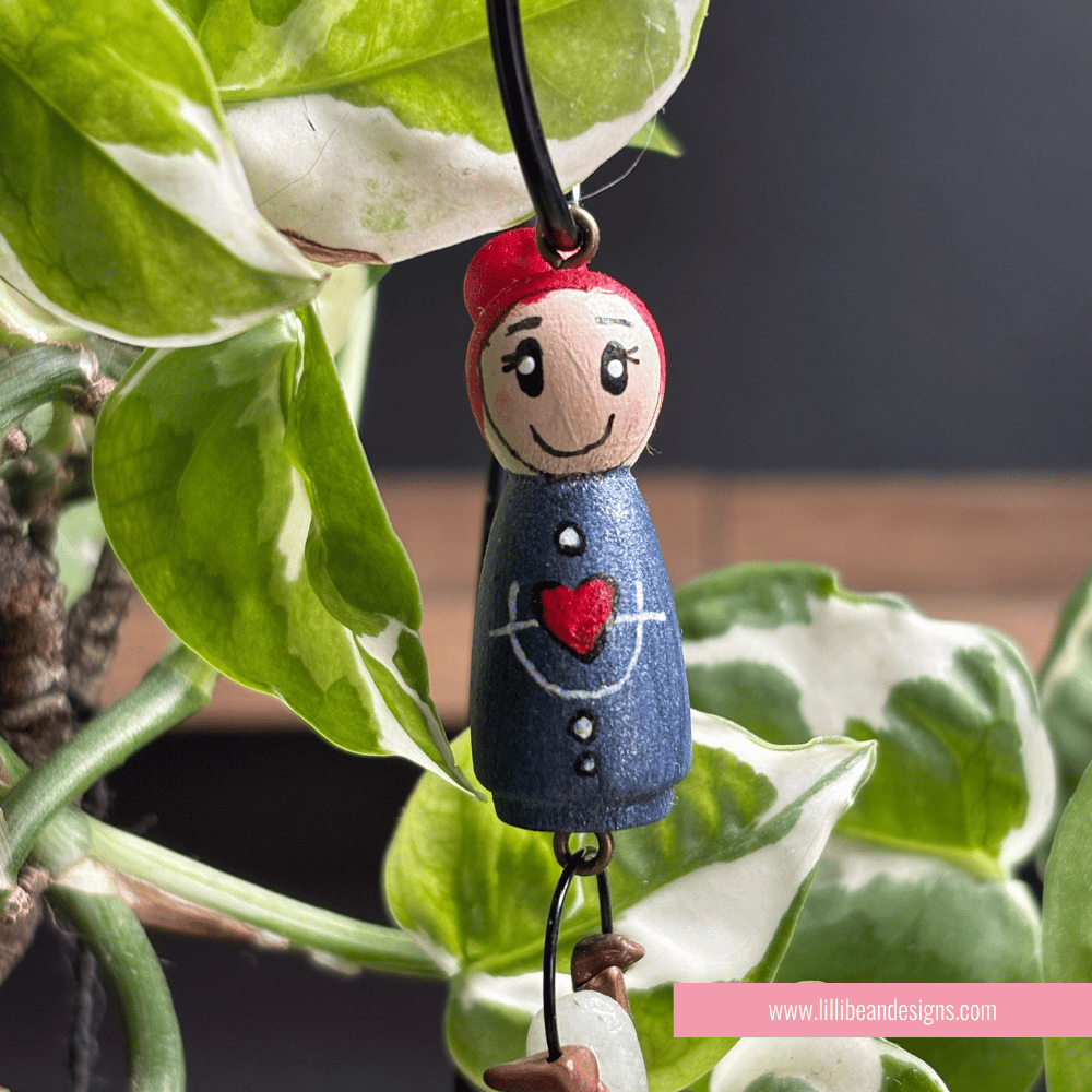 WEE SPRITES PLANT DECOR | WHIMSICAL ART GUIDE WITH CRYSTAL