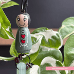 WEE SPRITES PLANT DECOR | WHIMSICAL ART GUIDE WITH CRYSTAL