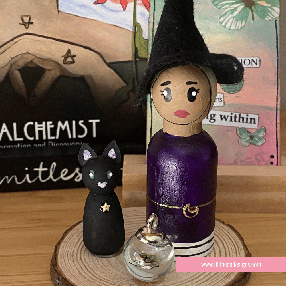 WITCH WEE BEASTIES | HANDMADE WITCH ART DOLL