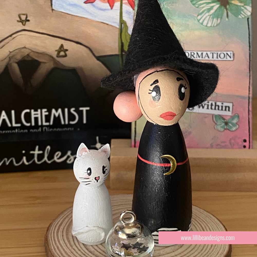 WITCH WEE BEASTIES | HANDMADE WITCH ART DOLL
