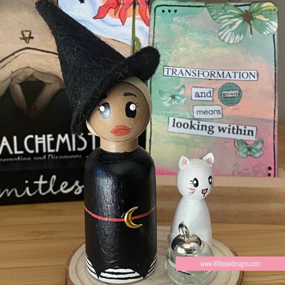 WITCH WEE BEASTIES | HANDMADE WITCH ART DOLL